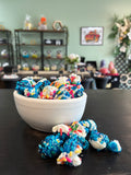 Birthday Cake Popcorn — White Chocolate, Vanilla & Sprinkles