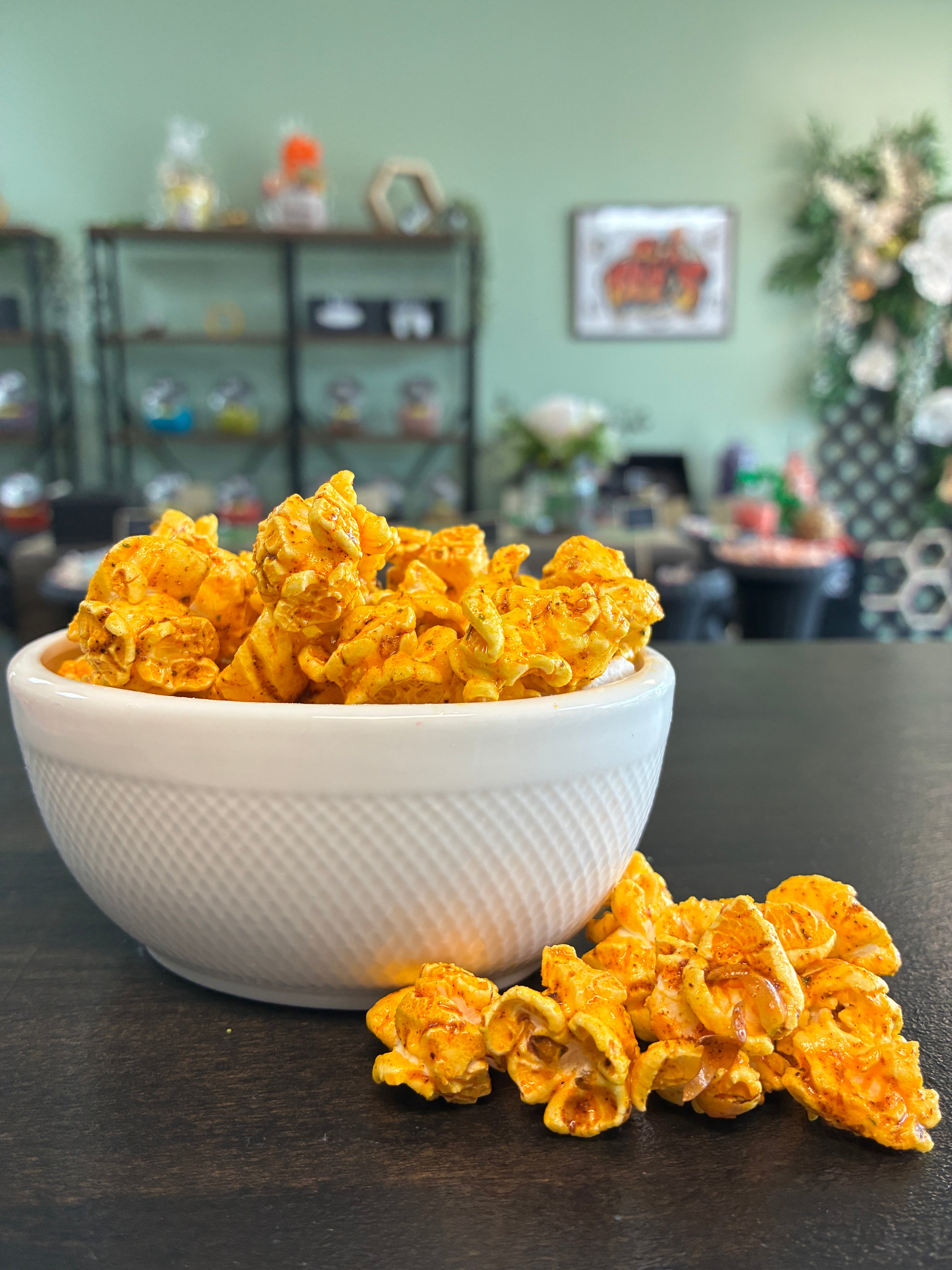 Spicy Buffalo Blue Cheese Popcorn — Fiery, Tangy & Bold
