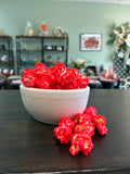 Ms. Bee's Strawberry Popcorn — sweet berry candy-coated gourmet snack