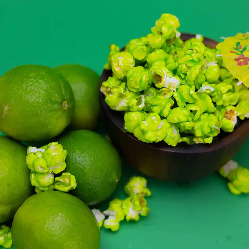 Ms. Bee's Key Lime Popcorn — zesty tropical citrus candy-coated snack